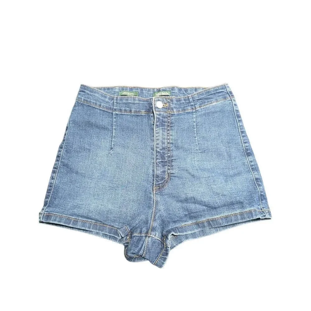 Wild Fable Women's Highest Rise Medium Wash Stretch Blue Jean Shorts Size 6/28R